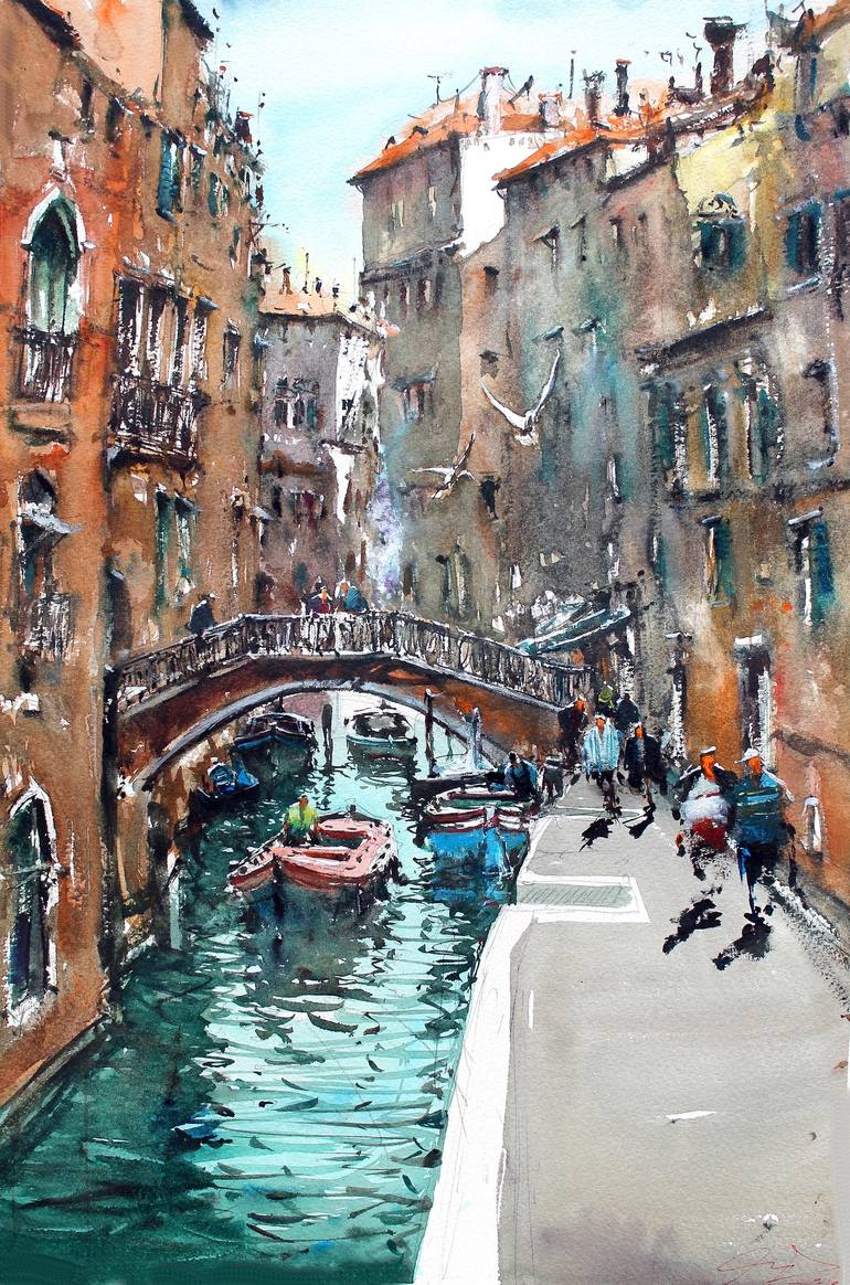 Print of Impressionism Landscape Paintings by Maximilian Damico