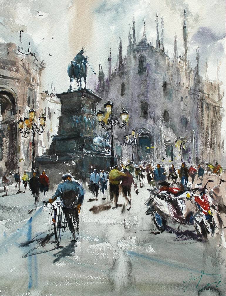 Print of Impressionism Landscape Paintings by Maximilian Damico