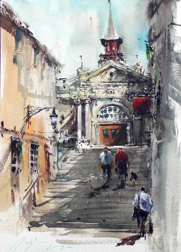 Print of Impressionism Cities Paintings by Maximilian Damico