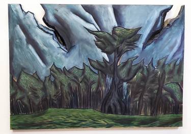Original Abstract Expressionism Landscape Painting by Jeremy Jones
