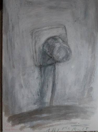 Original Conceptual Religious Painting by Paul Mezei