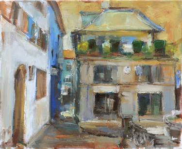 Original Contemporary Cities Painting by Nelina Trubach-Moshnikova