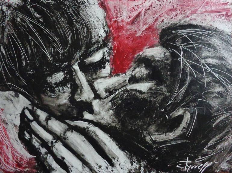 Original Expressionism Love Paintings by Carmen Tyrrell