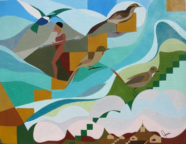 Original Abstract Expressionism Culture Paintings by Rodrigo Andriàn