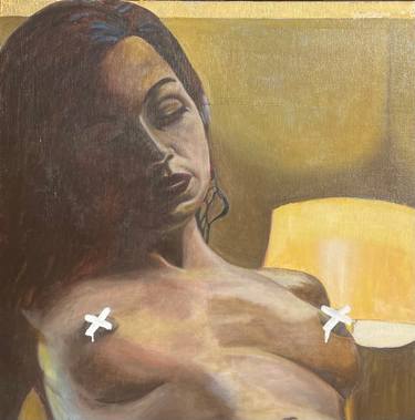 Original Contemporary Erotic Painting by Claudio Di Carlo