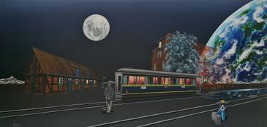 Original Contemporary Travel Painting by Olivier Lamboray