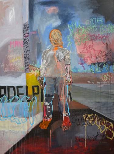 Original Abstract Celebrity Paintings by Brigitta Kocsis
