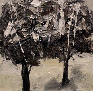Print of Abstract Expressionism Tree Paintings by Olga Novokhatska