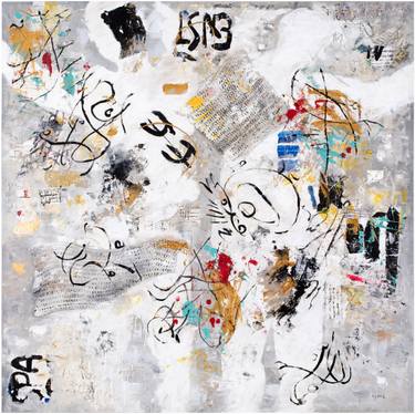 Original Conceptual Abstract Painting by Canal Jagerroos