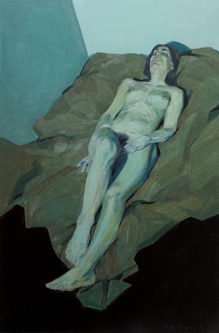 Original Figurative Nude Paintings by Olivier Payeur