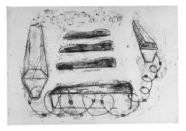 Original Expressionism Mortality Printmaking by Sander De Wilde