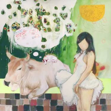 Original Expressionism Fantasy Paintings by Emma Hockley