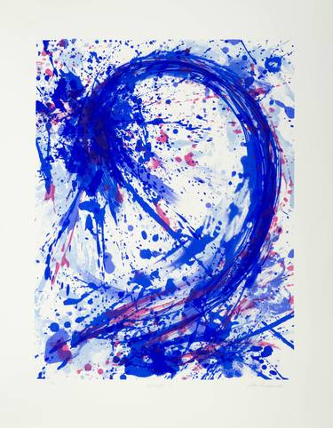 Original Abstract Expressionism Abstract Printmaking by Hiroko Imada