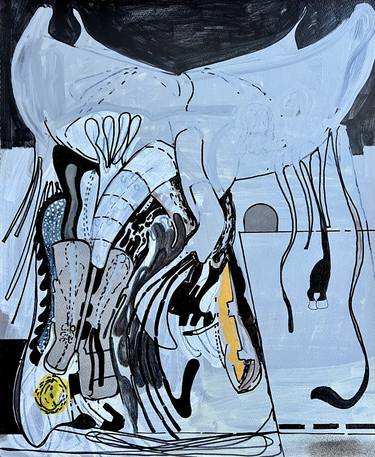 Original Abstract Technology Drawings by Jim Harris