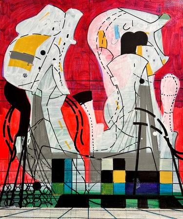 Original Abstract Architecture Drawings by Jim Harris