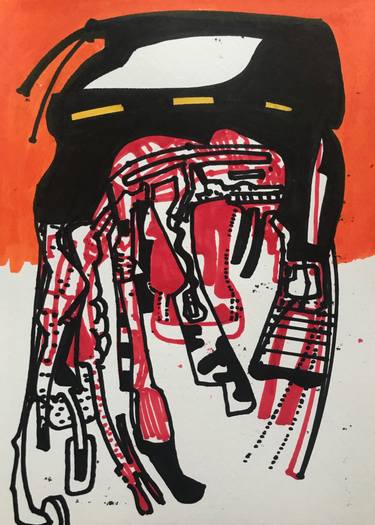 Original Abstract Technology Drawings by Jim Harris