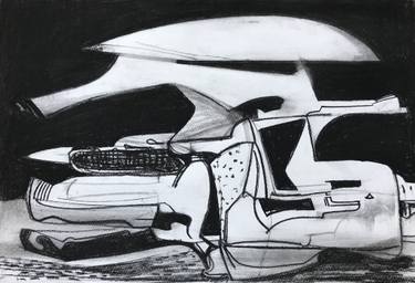 Original Abstract Technology Drawings by Jim Harris
