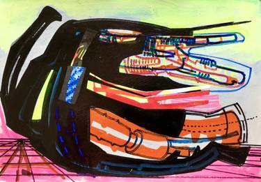 Print of Abstract Technology Drawings by Jim Harris