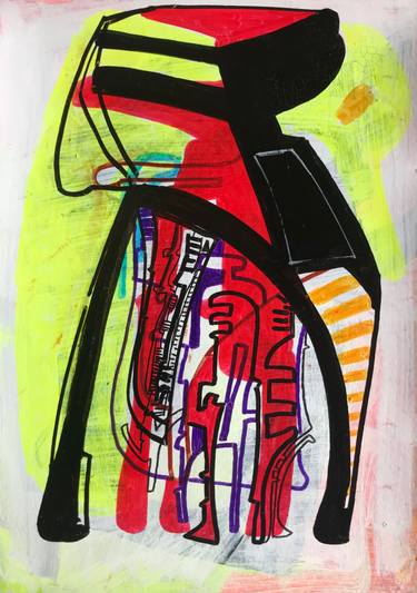 Original Abstract Technology Drawings by Jim Harris