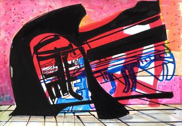 Original Abstract Technology Drawings by Jim Harris