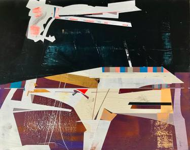 Original Abstract Architecture Paintings by Jim Harris
