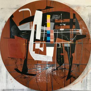 Original Abstract Technology Paintings by Jim Harris