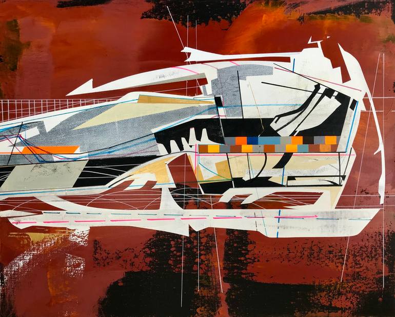 Print of Abstract Outer Space Paintings by Jim Harris