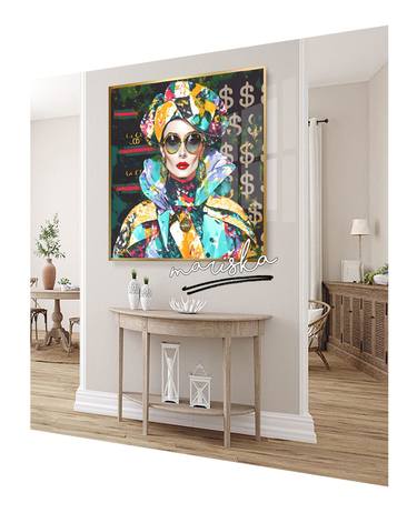 Original Contemporary Pop Culture/Celebrity Printmaking by Maria Szollosi