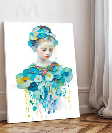 Original Contemporary Portrait Printmaking by Maria Szollosi