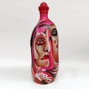 Original Figurative Fantasy Mixed Media by Valentina Brostean