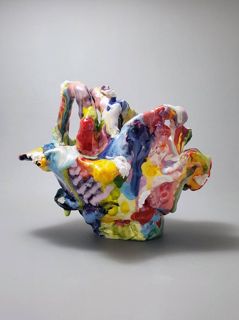 Original Abstract Expressionism Abstract Sculpture by Mary Robertson