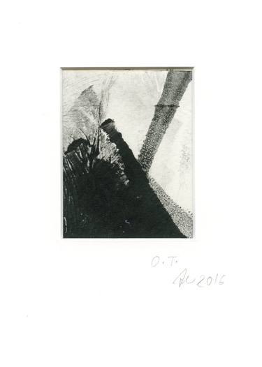 Original Abstract Expressionism Abstract Printmaking by Henry Walinda