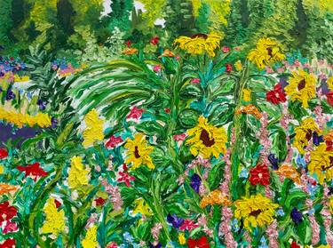 Original Contemporary Floral Paintings by Jon Parlangeli
