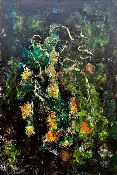 Original Abstract Expressionism Abstract Painting by Maziar Yoush
