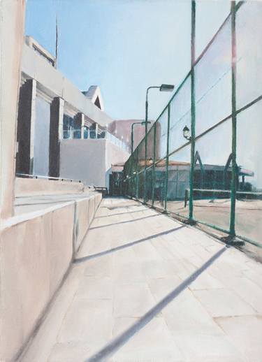Original Realism Architecture Painting by Lady Jude