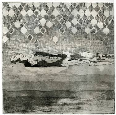 Original Surrealism Patterns Printmaking by Karim Shuquem
