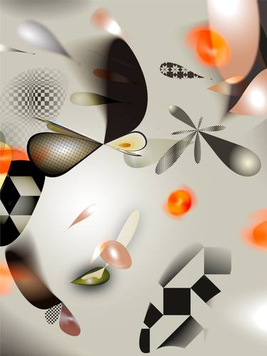 Original Conceptual Abstract Painting by Campbell Laird