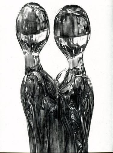 Original Conceptual Love Drawings by Mehmet Dere