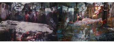 Original Conceptual Mortality Paintings by Safir Rifas
