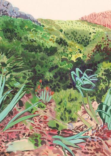 Original Figurative Botanic Painting by Marta Chojnacka