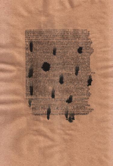 Original Conceptual Language Printmaking by Federico Federici