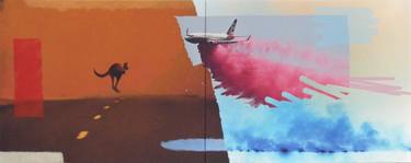 Original Abstract Landscape Paintings by Juan Maria Bollé