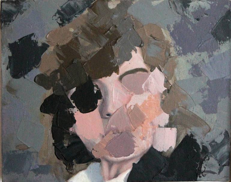 Original Abstract Expressionism Portrait Paintings by Raphael Zelfa