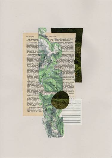 Original Surrealism Nature Collage by Erwan Soyer