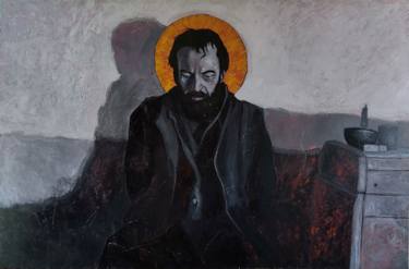 Original Baroque People Painting by Cosmin Tudor Sîrbulescu