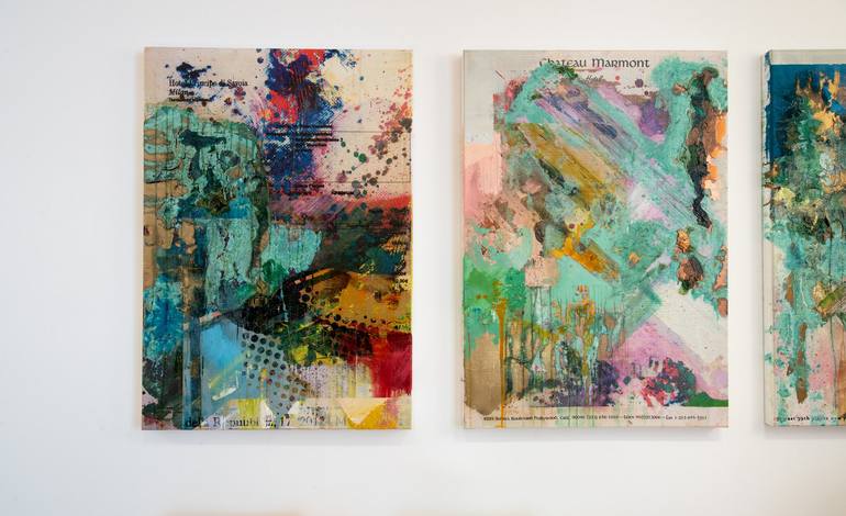 Original Abstract Expressionism Abstract Paintings by Peter Vahlefeld