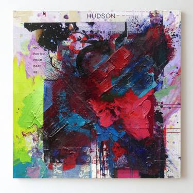 Original Abstract Expressionism Abstract Painting by Peter Vahlefeld