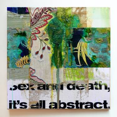 Original Abstract Expressionism Abstract Mixed Media by Peter Vahlefeld
