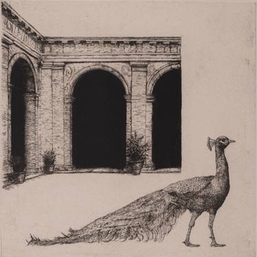 Original Conceptual Architecture Printmaking by Juan Álvarez Cebrián