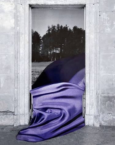 Original Abstract Architecture Mixed Media by Natalia Lewandowska